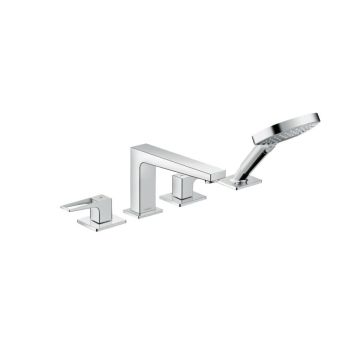 Hansgrohe 4-Loch Wannenrandarmatur-Metropol, chrom