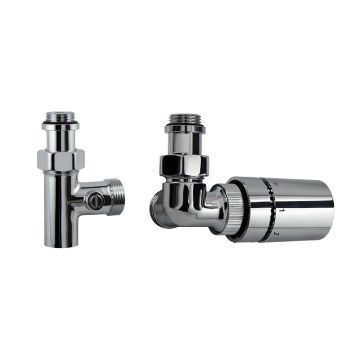 HSK Designheizkörper Montageset / Mischbetrieb Set - Version links