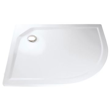 HSK Duschwanne Viertelkreis-Duschwanne 90x120, superflach, Acryl