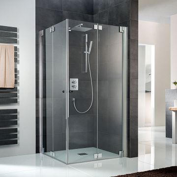 HSK K2P 2 Drehfalttüren Eckeinstieg 100 x 100 cm