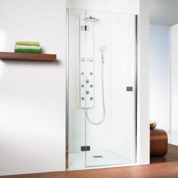 HSK Premium Softcube Duschtür für Nische - 1 Drehtür mit Festelement