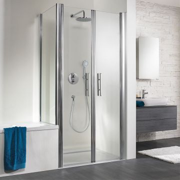 HSK Exklusiv Pendeltür mit verkürzter Seitenwand