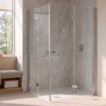 HSK Exklusiv Eckeinstieg mit Drehfalttür