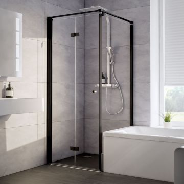 HSK Atelier Plan Drehfalttür mit verkürzter Seitenwand