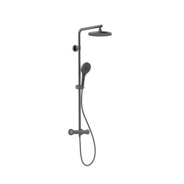 HSK Shower und Co Duschsystem AquaXPro 100 Thermostat gunmetal gebürstet