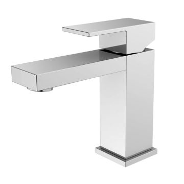 HSK Shower und Co Waschtisch-Armatur / Waschtisch-Einhebelmischer Eckig, chrom