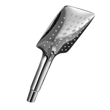 HSK Shower und Co Handbrause AquaSwitch Softcube inkl. Brauseschlauch, silber