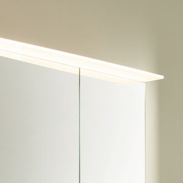 Laguna Spiegelschränke Aufbau- u. Aufsatzleuchte - 140 cm, asymmetrisch