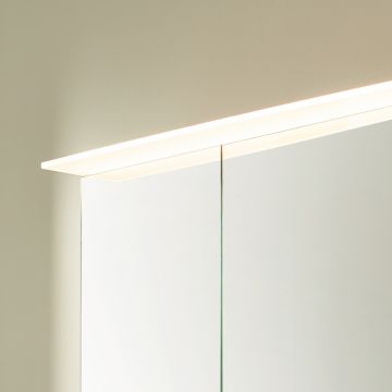 Laguna Spiegelschränke Aufbau- u. Aufsatzleuchte - 90 cm, asymmetrisch