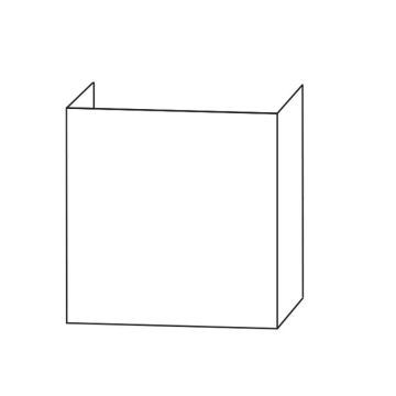 Laguna Waschtischunterschrank 48 cm Skizze