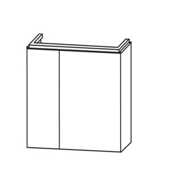 Laguna Waschtischunterschrank 50 cm Skizze