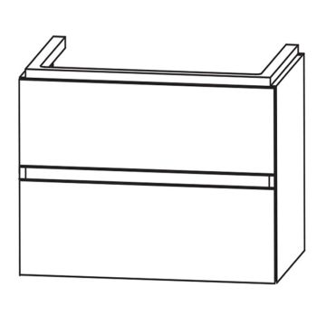 Laguna Waschtischunterschrank 120 cm Skizze