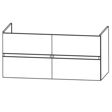 Laguna Waschtischunterschrank 115 cm Skizze