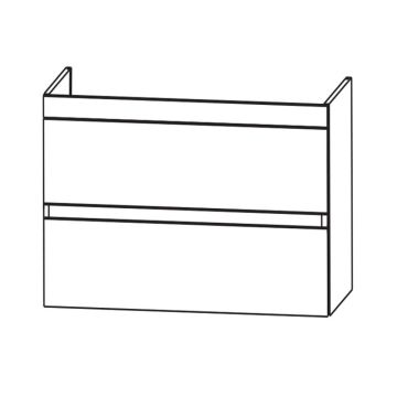 Laguna Waschtischunterschrank 60 cm Skizze