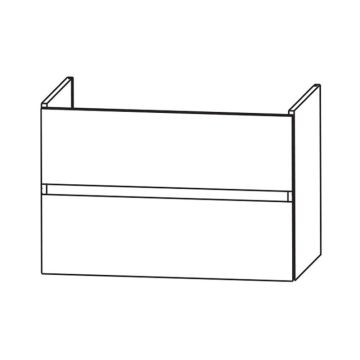 Laguna Waschtischunterschrank 66 cm Skizze