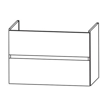 Laguna Waschtischunterschrank 94 cm Skizze