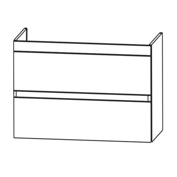 Laguna Waschtischunterschrank 80 cm Skizze