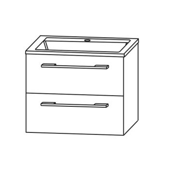 Laguna Spirit Waschtischunterschrank - 62 cm Skizze