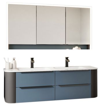 Laguna Orbis Waschtisch mit Unterschrank Set 6 - 152 cm