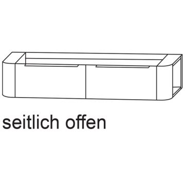 Laguna Orbis Waschtischunterschrank - 151 cm Skizze
