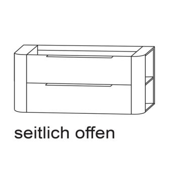 Laguna Orbis Waschtischunterschrank - 81 cm Skizze