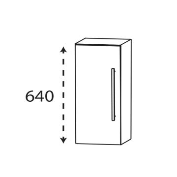 Laguna Ergänzungsschrank Highboard - 40 cm Skizze