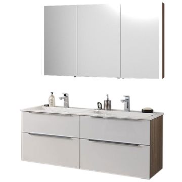 Laguna Life plus Badmöbel Set 6 - 143,2 cm mit Doppel-WT