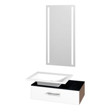 Laguna Platino 2.0 Badmöbel Set 1 - 60 cm Gästebad