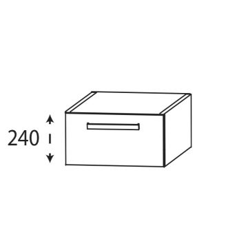 Laguna Platino 2.0 Unterschrank - 40 cm, Skizze