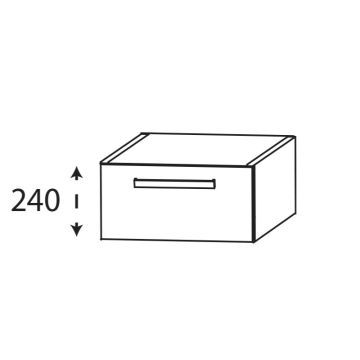 Laguna Platino 2.0 Unterschrank - 60 cm, Skizze