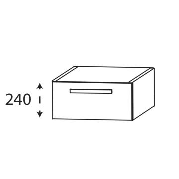 Laguna Platino 2.0 Unterschrank - 80 cm, Skizze