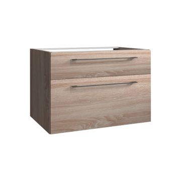 Laguna Platino 2.0 Waschtischunterschrank - 80 cm, Profilansicht