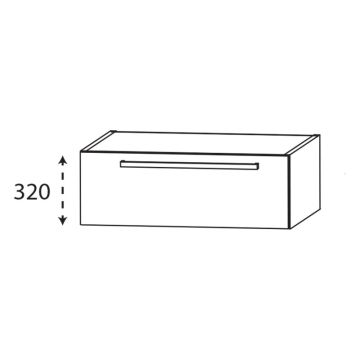 Laguna Platino 2.0 Waschtischunterschrank - 70 cm Skizze