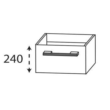 Laguna Reflex Unterschrank - 50 cm Skizze
