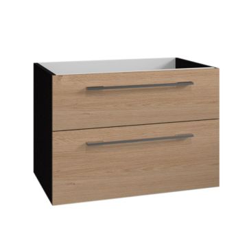 Laguna Reflex Waschtischunterschrank - 80 cm, 2 Auszüge