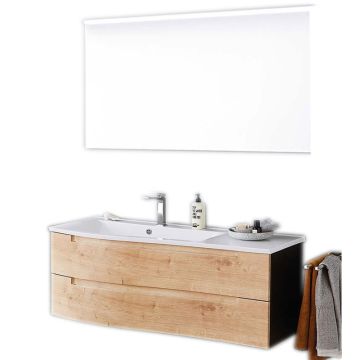 Laguna Brio Badmöbel Set -121 cm, mit Flächenspiegel