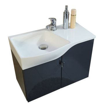 Marlin Gästebad 3010.5 Waschtisch mit Unterschrank Set 60 cm