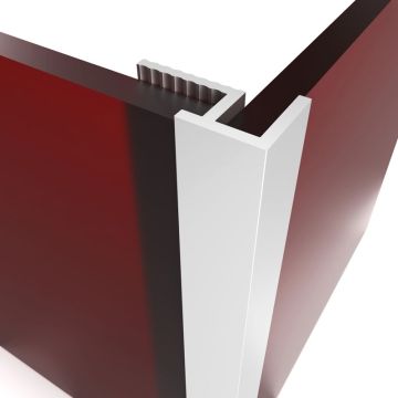 Nordholm Zubehör Befestigung - Eckprofil-Außen-Gerade, 2,8 m