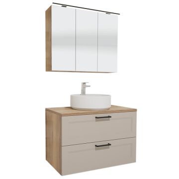 Nobilia Country Badmöbel Set 10 - 90 cm