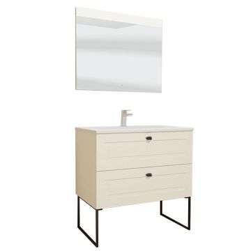 Nobilia Country Badmöbel Set 5 - 90 cm