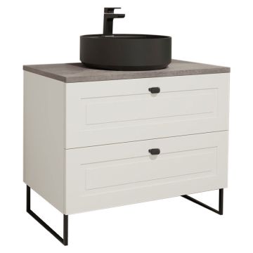 Nobilia Country Waschtisch mit Unterschrank Set 5 - 90 cm