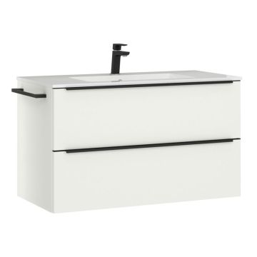 Nobilia City Line Waschtisch mit Unterschrank 3 - 101 cm