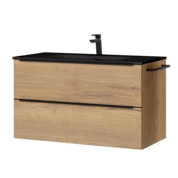 Nobilia City Line Waschtisch mit Unterschrank 3 - 101 cm