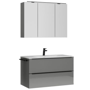 Nobilia City Line Badmöbel Set 6 - 101 cm