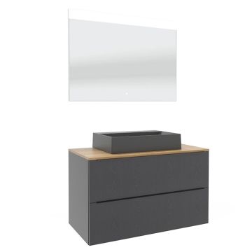 Nobilia Urban Style Badmöbel Set 23 - 100 cm