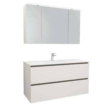 Nobilia Valea Line N Badmöbel Set 15 - 121 cm