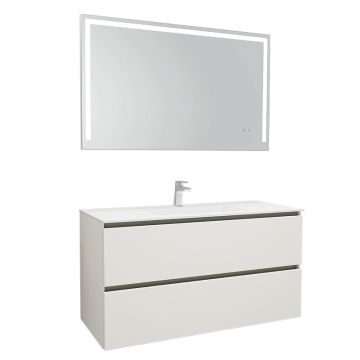 Nobilia Valea Line N Badmöbel Set 16 - 121 cm