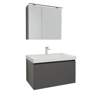 Nobilia Nio Line N Badmöbel Set 6 - 81 cm