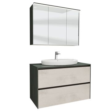 Nobilia Malu Line N Badmöbel Set 17 - 102 cm