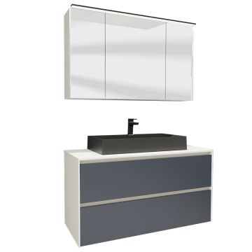 Nobilia Malu Line N Badmöbel Set 27 - 122 cm